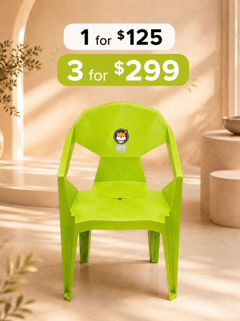 Modern Plastic Arm Chair MPAC125
