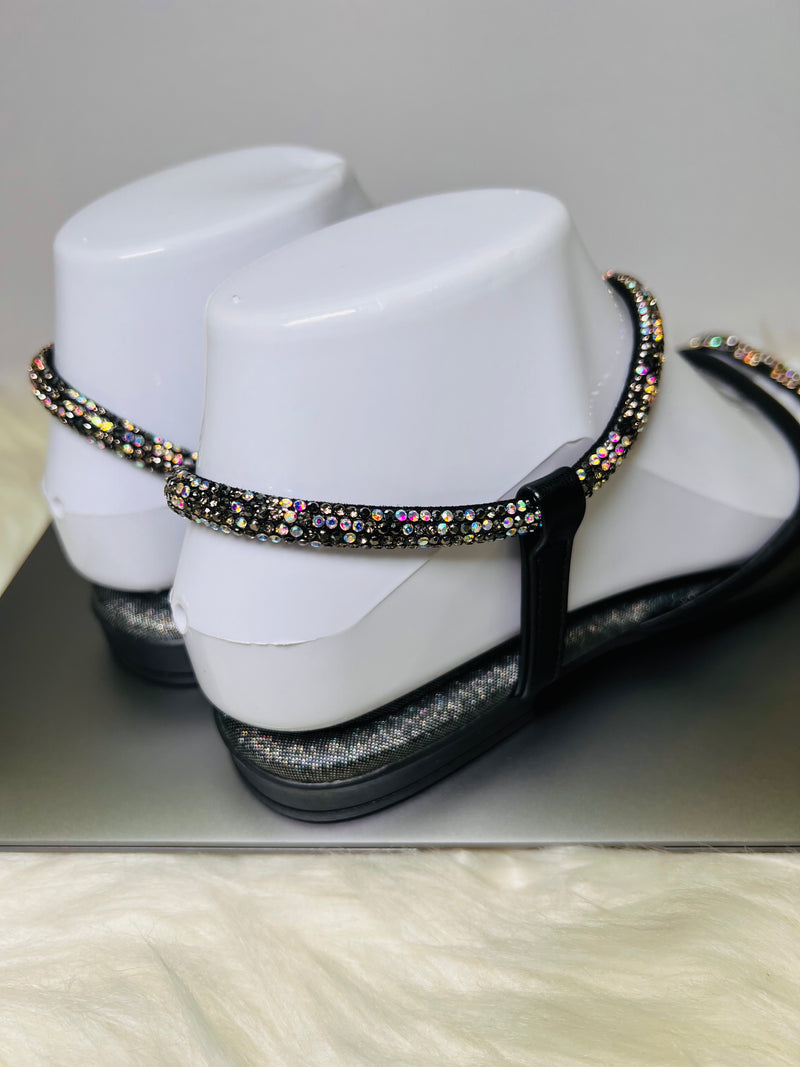 Beira Rio Rhinestone Decor Flat Comfort Sandals