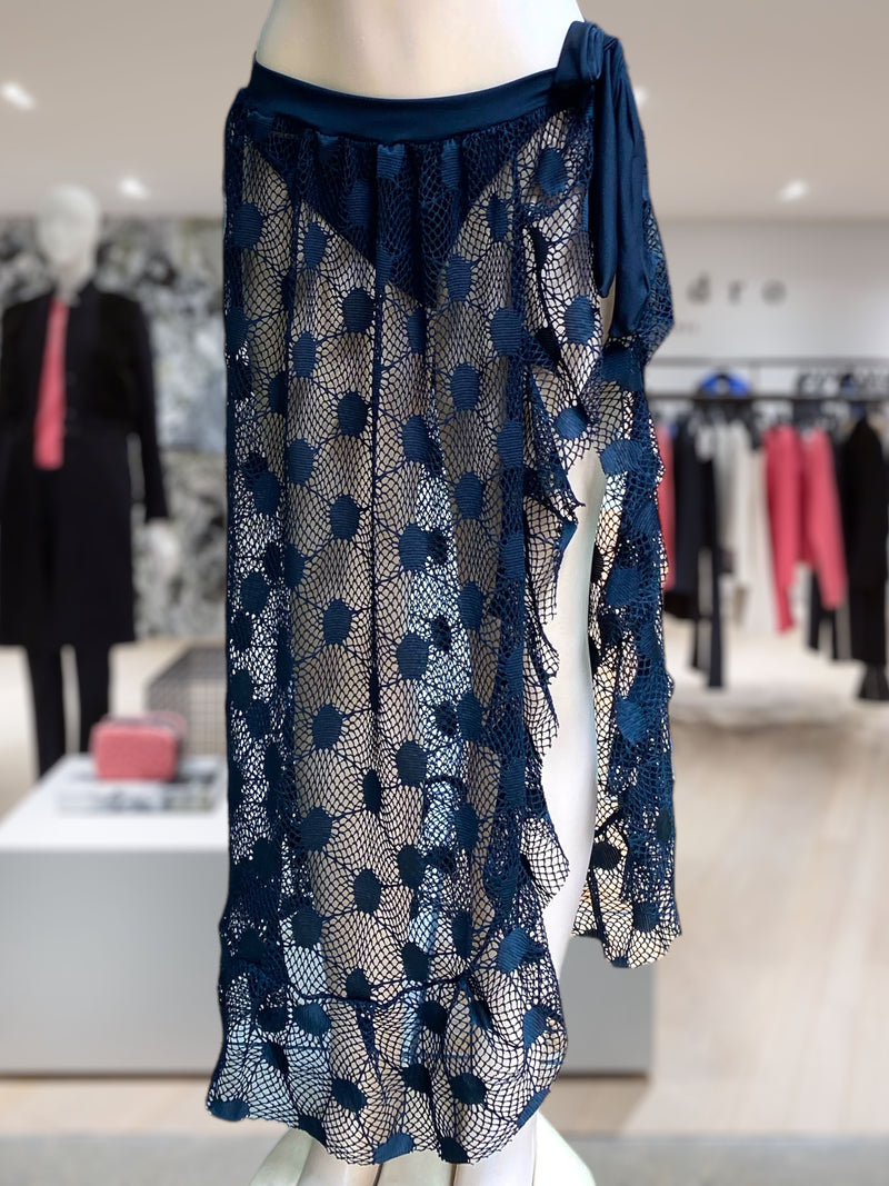 Volaré Fashion One Size Ruffle Cover Up Skirt