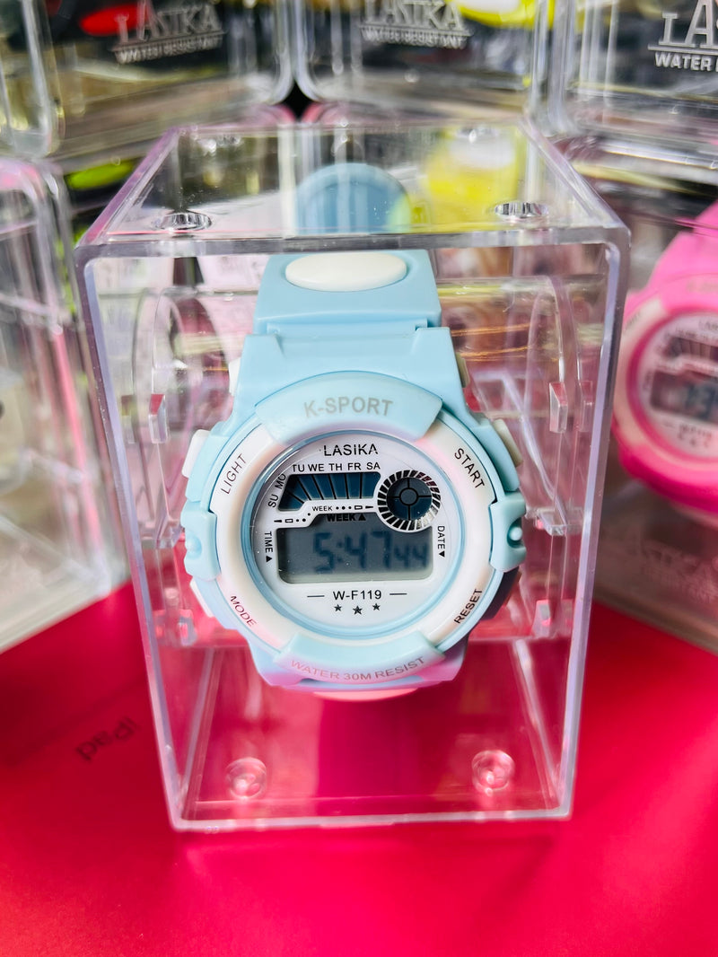 Bright Pink LASIKA K-Sport Digital Watch - Perfect for Active Lifestyles