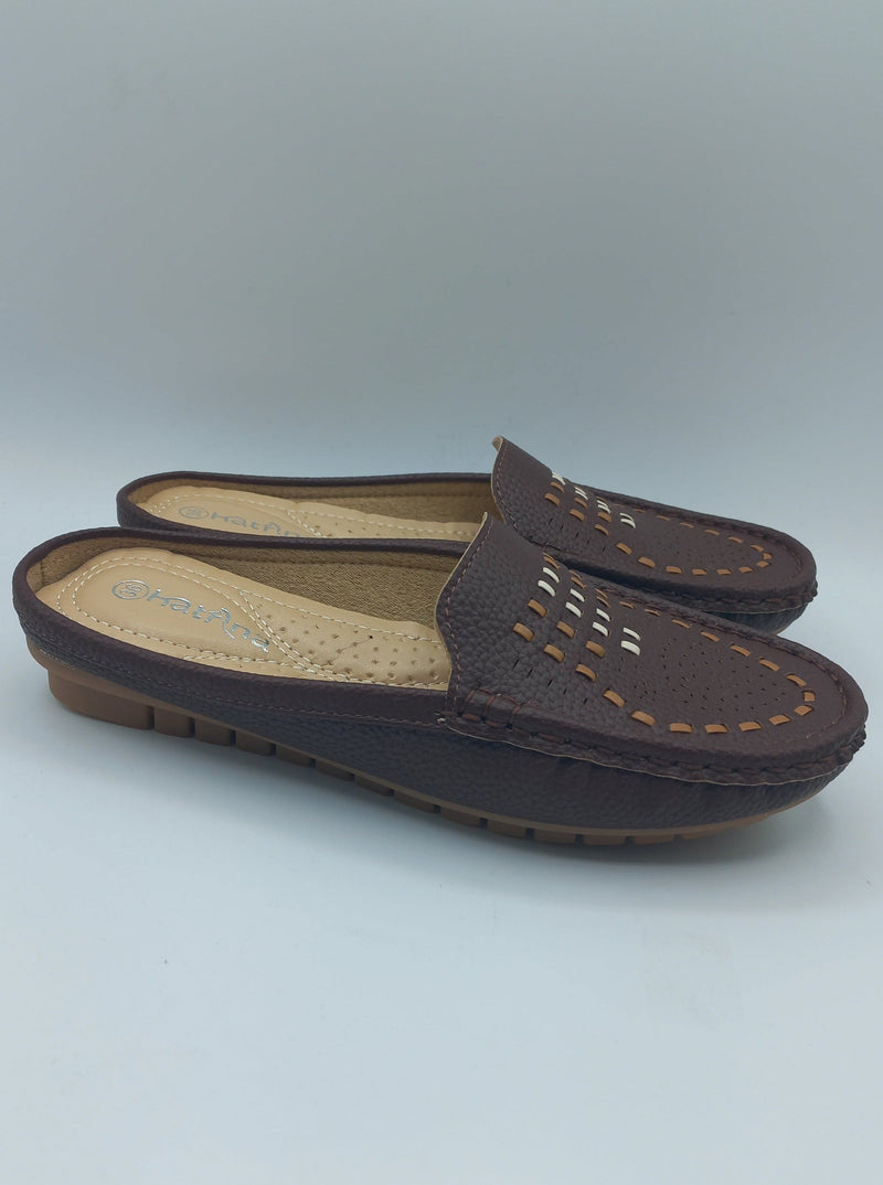 Ladies Stitch-top Design Mules (38/7, 41/10, 42/11)