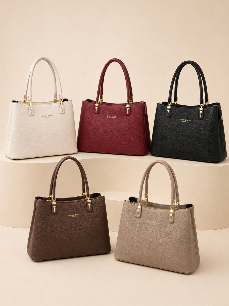 Executive Elegance 3-Compartment Handbag A-070