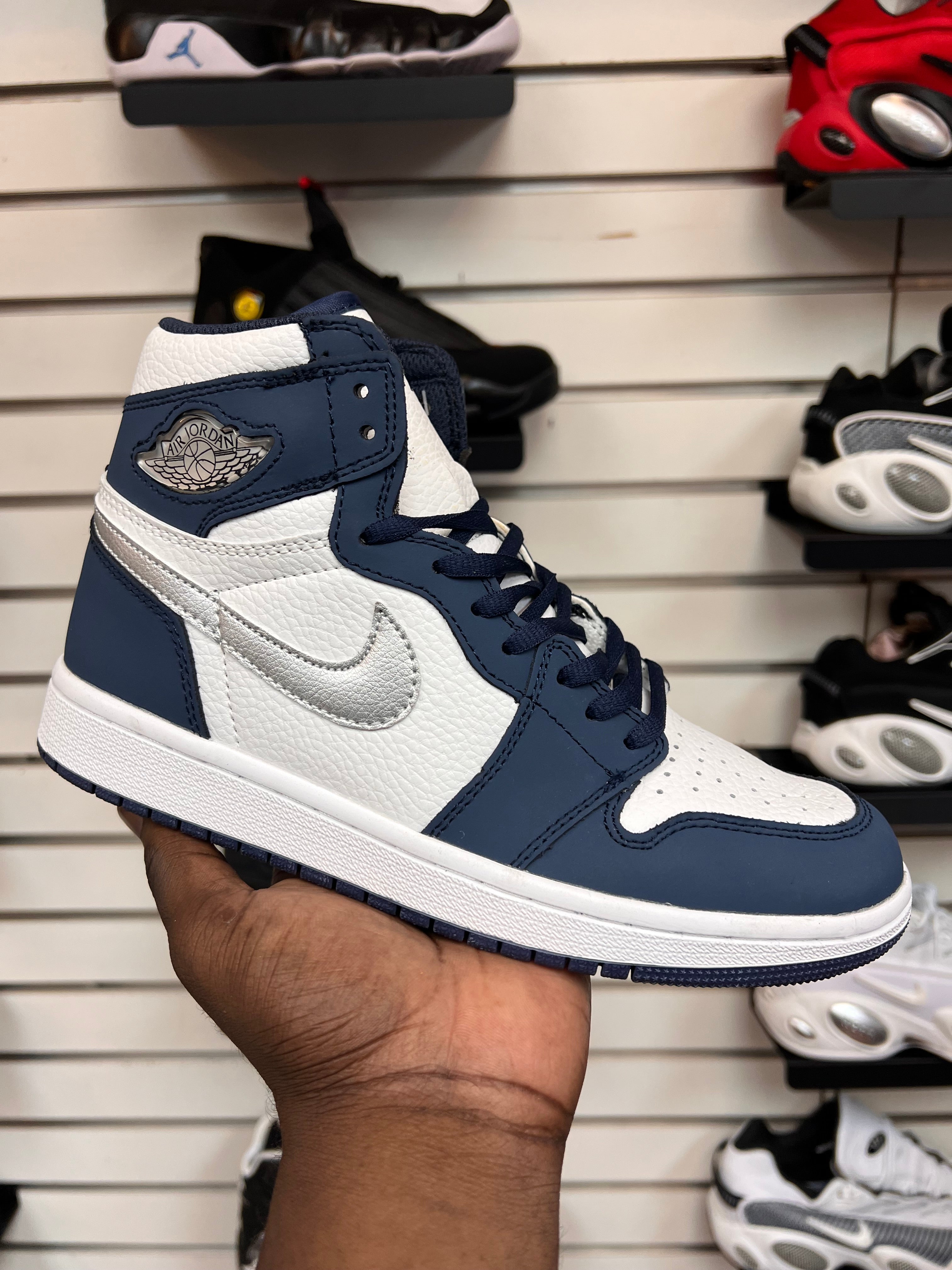 NIKE air jordan1high OG midnight navy Jordan Tenis Air Jordan 1