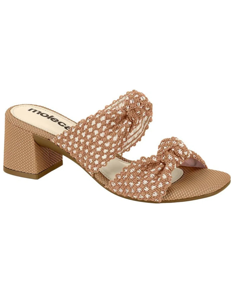 Moleca Woven Charm Block Heel Sandals 5496.116