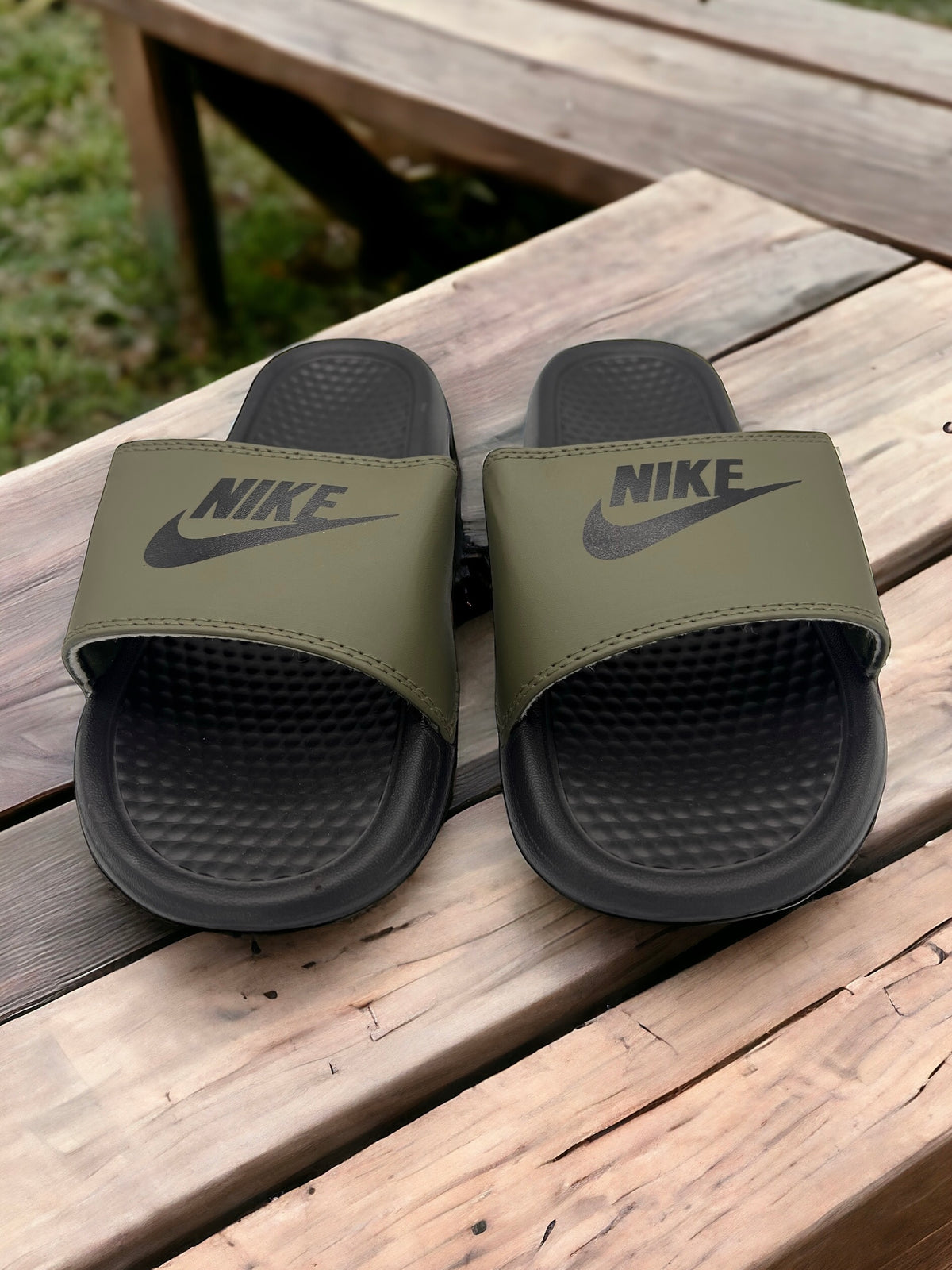 Men Nike Benassi JDI Slides (2 For $100) — Infinite Styles