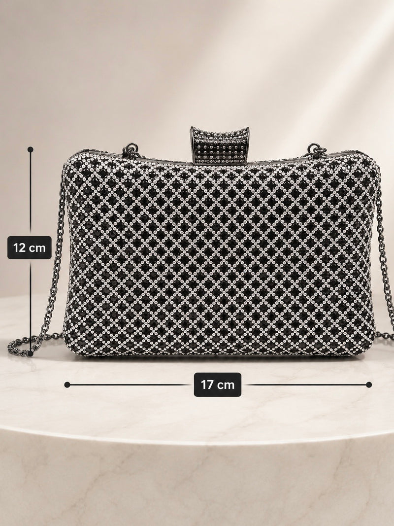 Crystal Glitz Evening Clutch Bag A060