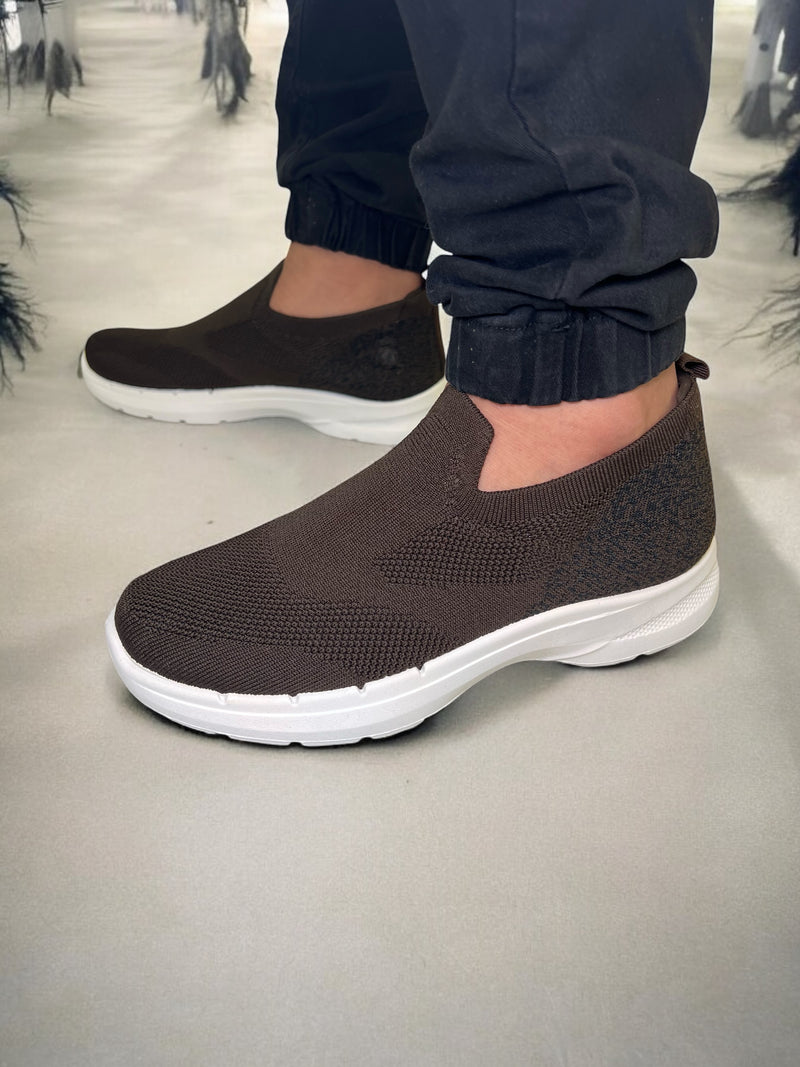 SHIDaQIN Sport Slip-On Knit Sneakers M1-2