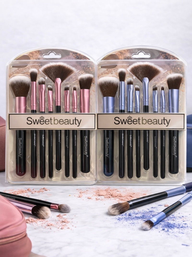Sweetbeauty Velvet Touch 8-Piece Makeup Brush Set BX-1133