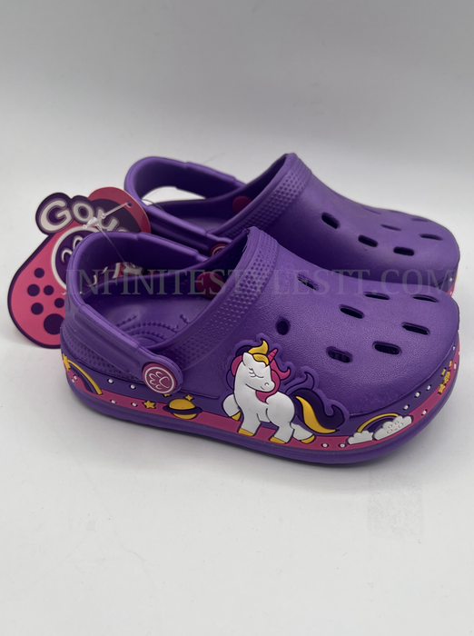 Gougar Girls Unicorn & Space Design Crocs (Only Size 24 & 29)