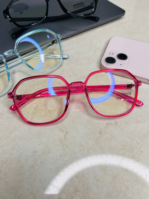 Fashion Trend Square Frame Anti-Blue Light Eyeglasses