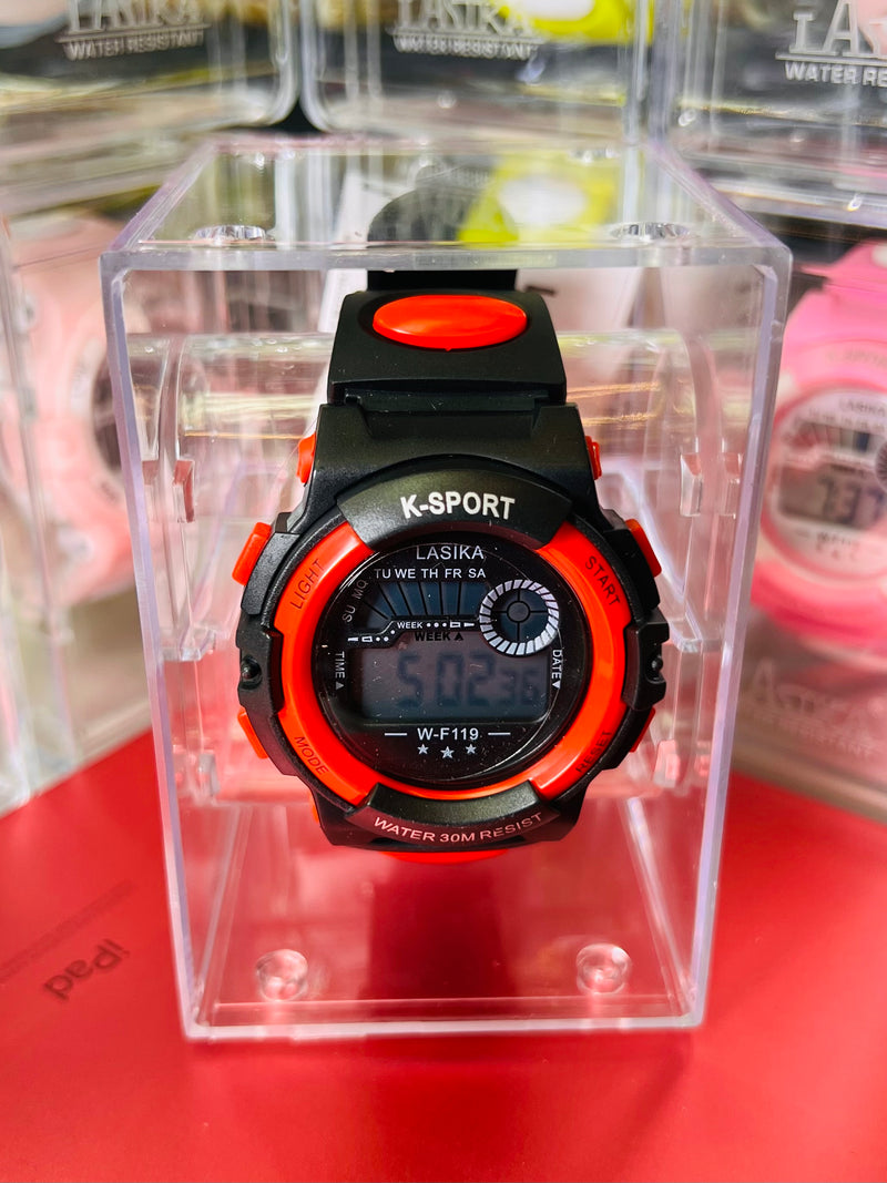 Bright Pink LASIKA K-Sport Digital Watch - Perfect for Active Lifestyles