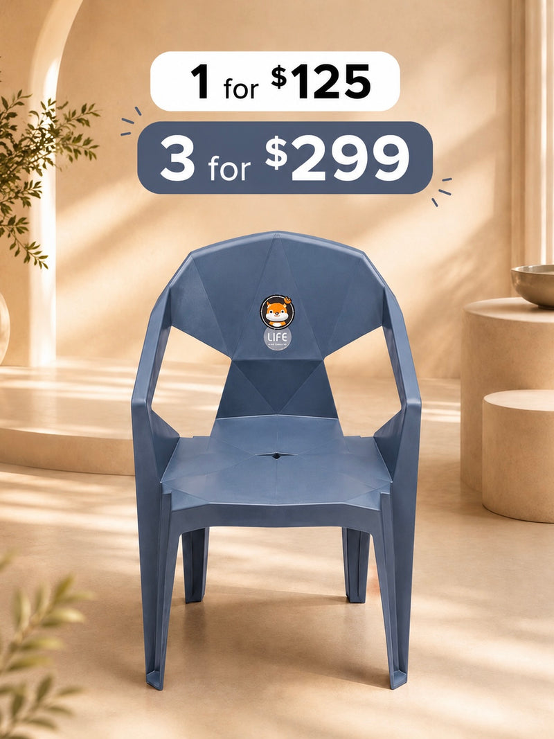 Modern Plastic Arm Chair MPAC125