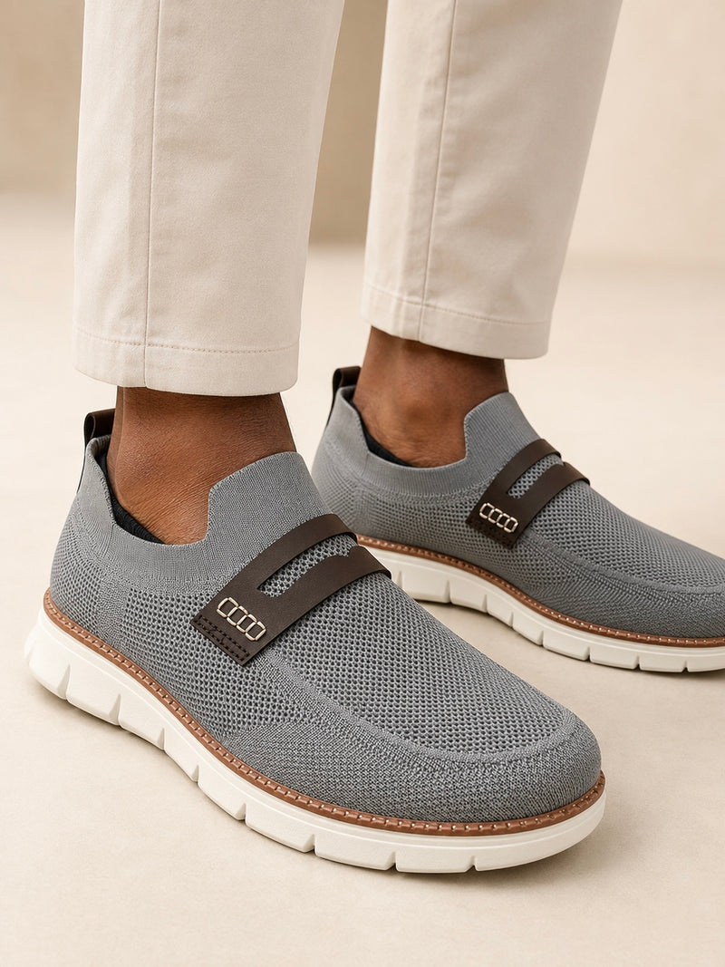 Soft Steps FlexKnit Comfort Strap Slip-On Sneakers B2-1