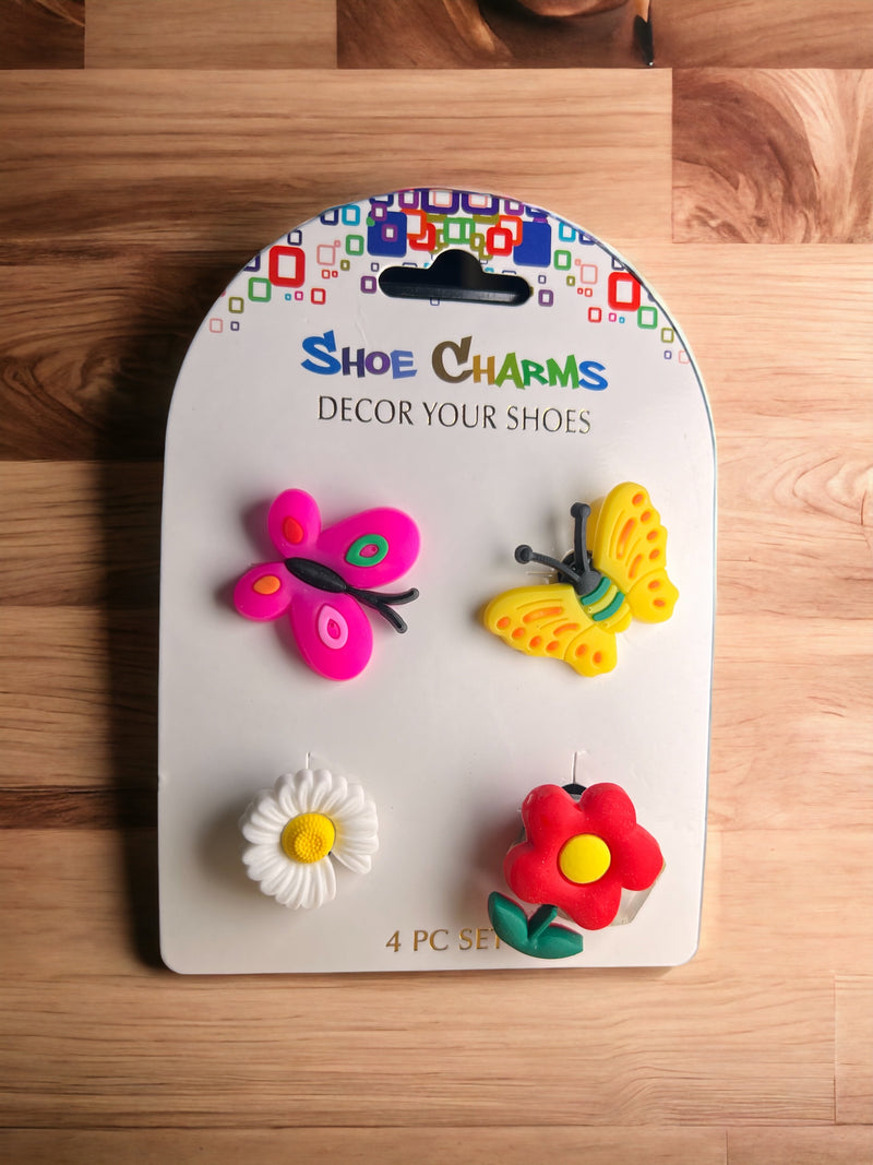 Trendy Shoes Charms for Crocs 4 Pcs