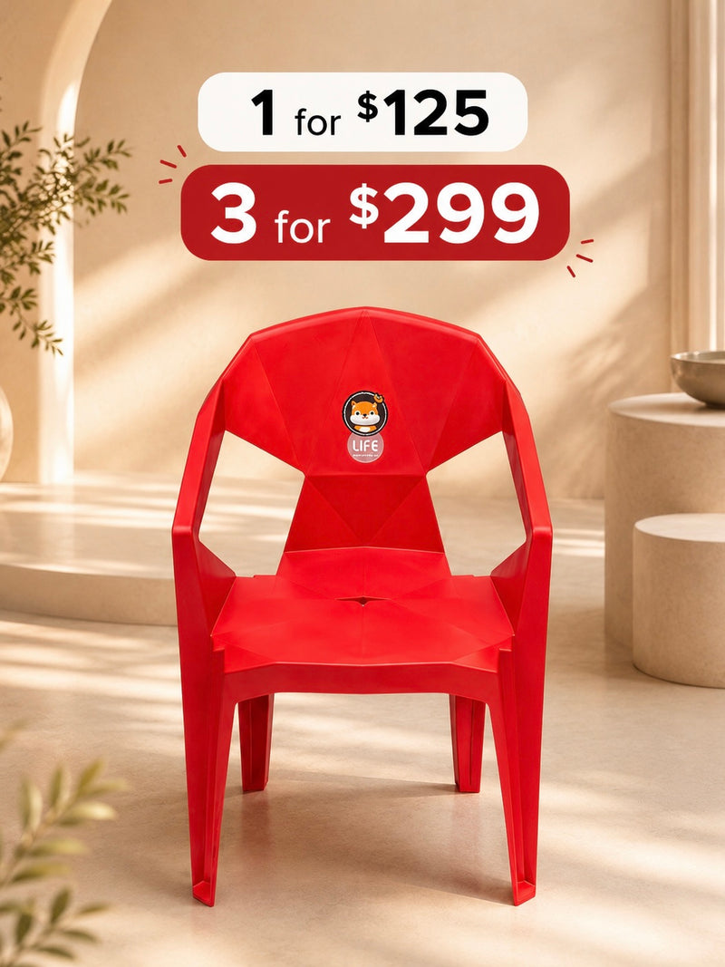 Modern Plastic Arm Chair MPAC125
