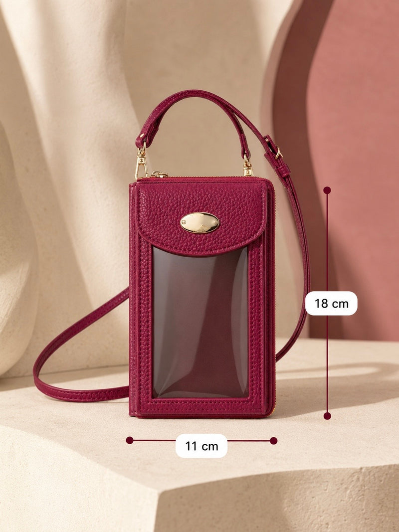 Touch & Go Phone Case Crossbody Wallet Bag A-062