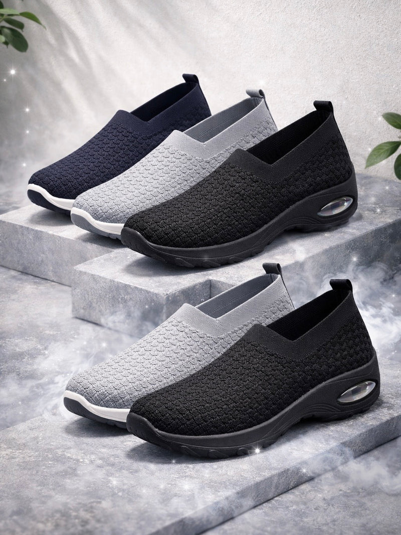 Soft Steps Cloud Weave AirFlex Slip-On Sneakers A4-1