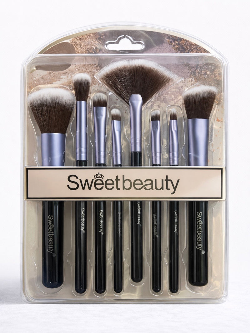 Sweetbeauty Velvet Touch 8-Piece Makeup Brush Set BX-1133