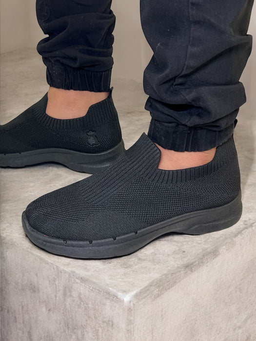 SHIDaQIN Earthbound Comfort Knit Slip-On Sneakers