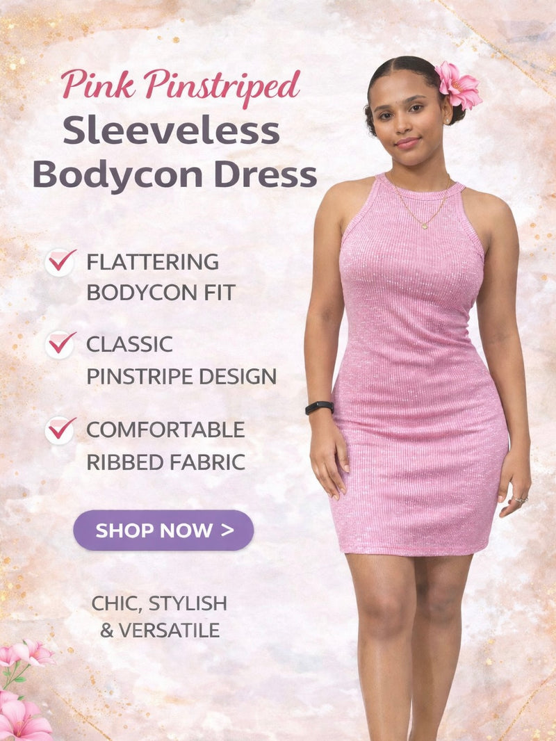 Everyday Muse Ribbed Bodycon Mini Dress AH12