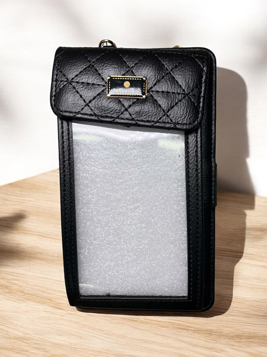 Grenobil Quilted Transparent Crossbody Pouch D-9131