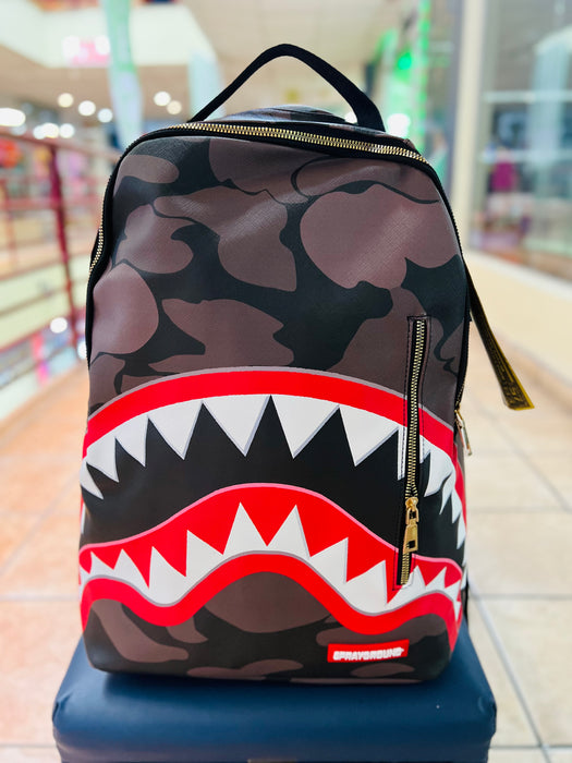 Camo Shark Attack Backpack by Sprayground