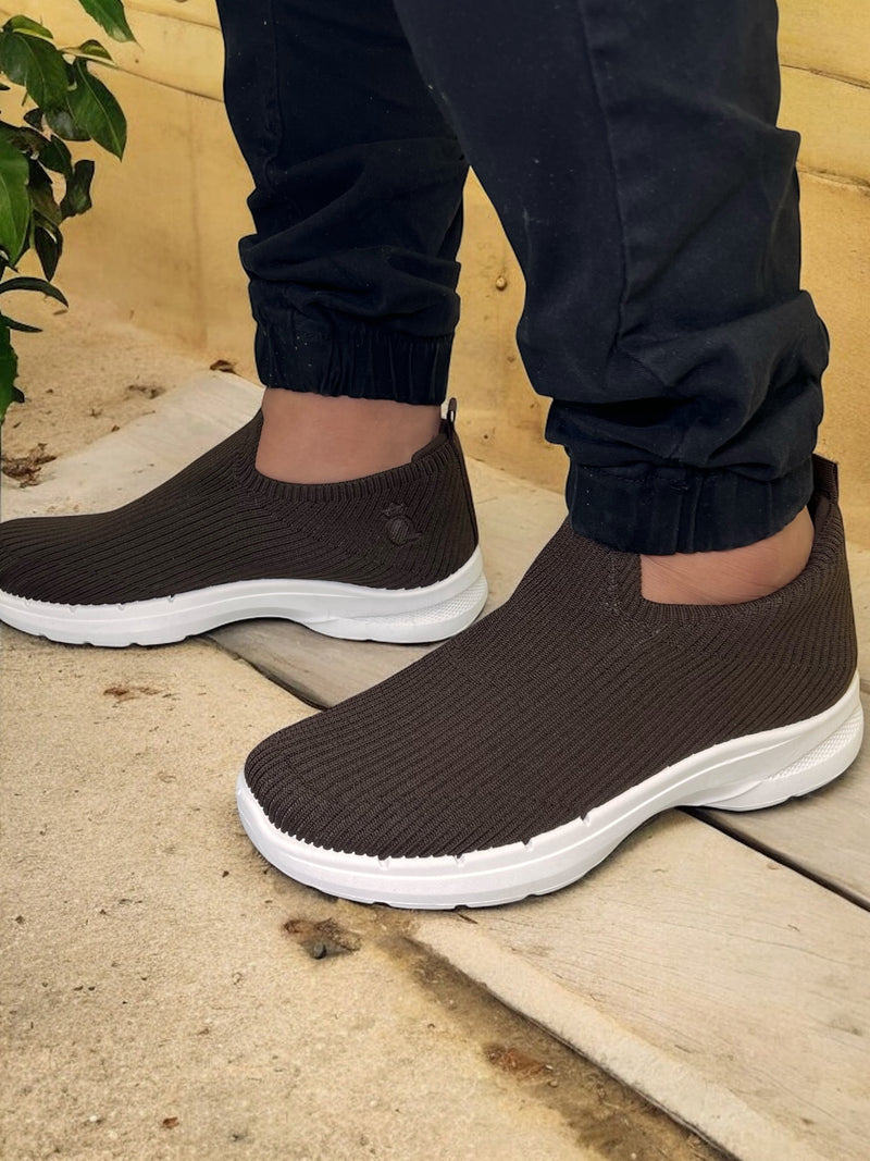 SHIDaQIN Midnight Glide - Slip-On Sneakers M1-3