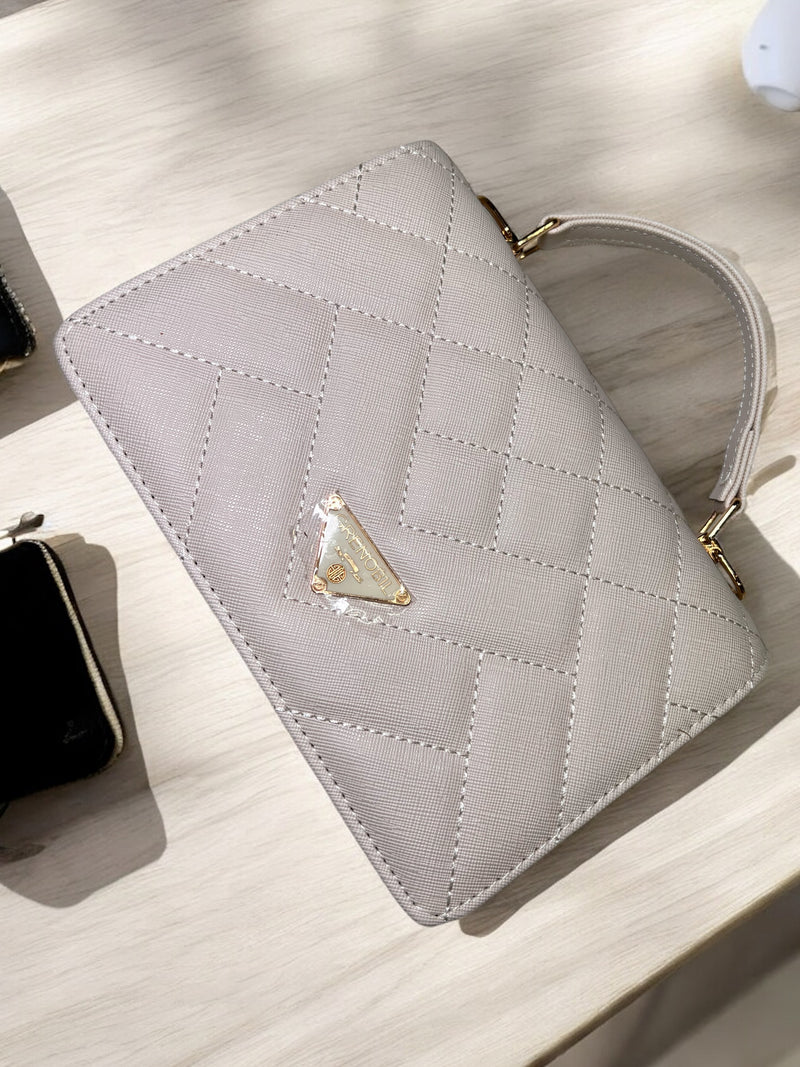 Elegant Quilted 3 Piece Set with Wallet and Card Holder D9300