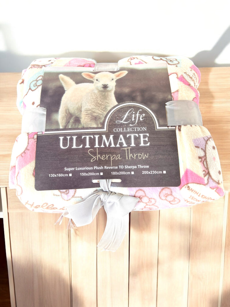 Ultimate Super King Sherpa Throw Blanket – Ultra-Soft, Warm & Cozy Comfort