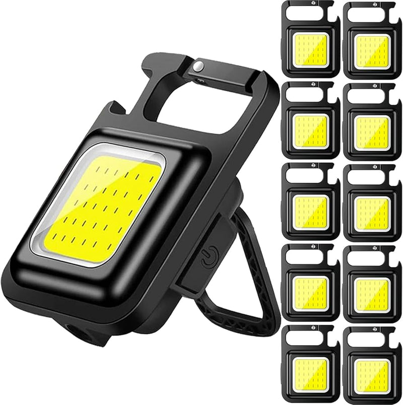 COB Single Pack Rechargeable Keychain Light - Compact & Powerful Illumination