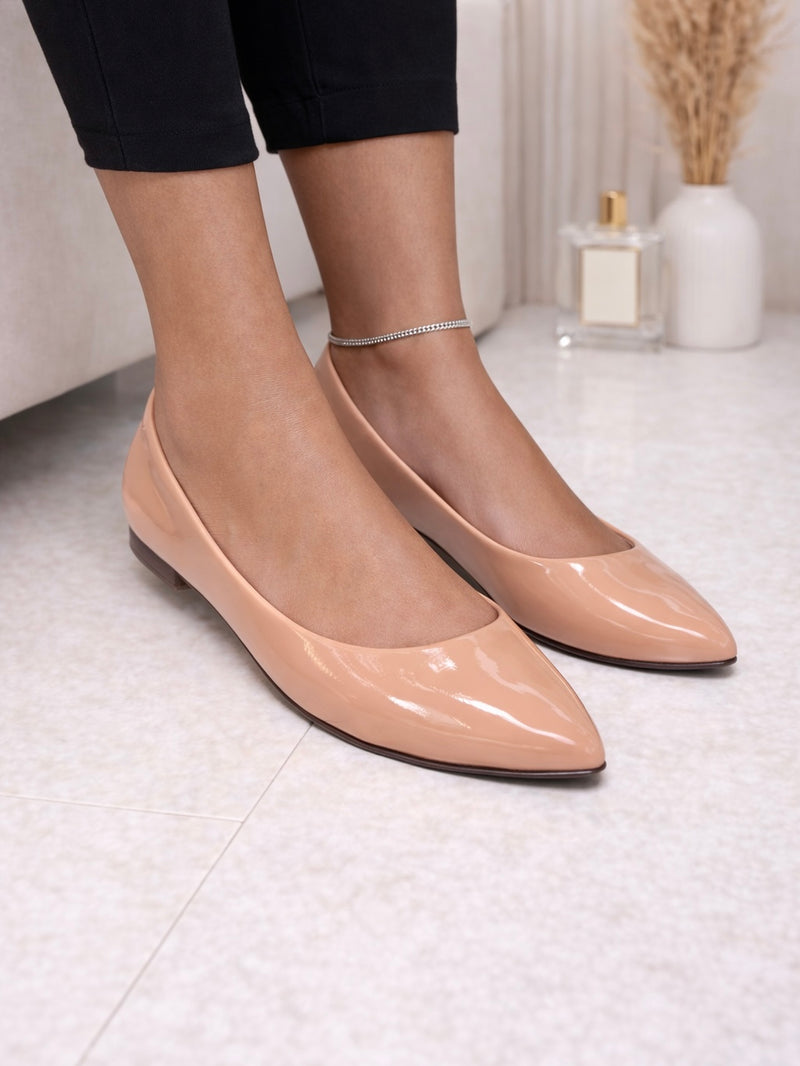Beira Rio Pointed-Toe Comfort Ballet Flats 4136.395