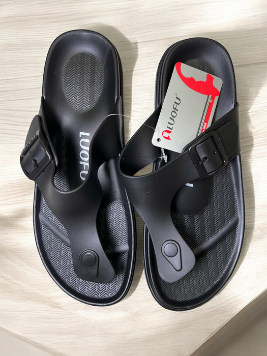 LUOFU Buckled Slide Sandals