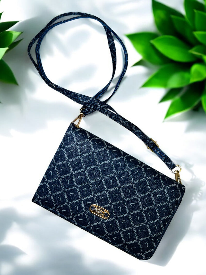 Grenobil Monogram Print Crossbody Set D-3826