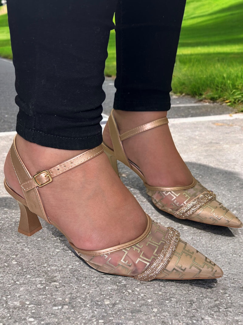 Sarah Shoes Luxe Pointed Toe Heels NX-314