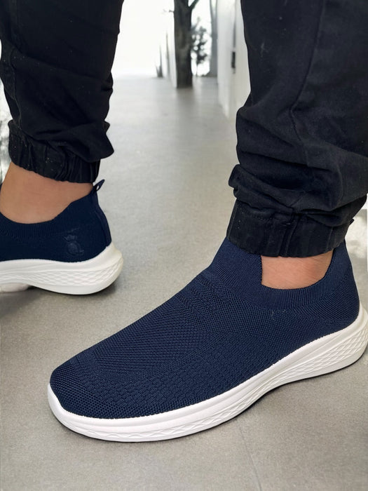 SHIDaQIN Shadow Glide - Slip-On Knit Sneakers