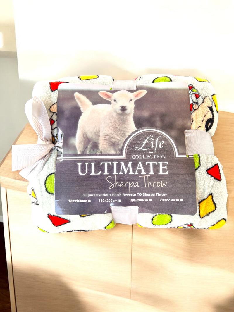 Ultimate Super King Sherpa Throw Blanket – Ultra-Soft, Warm & Cozy Comfort