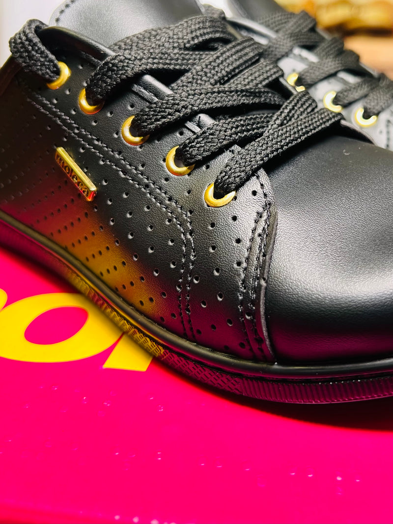 Moleca Perforated Comfort Lace Up Tennis Shoes 5605.449