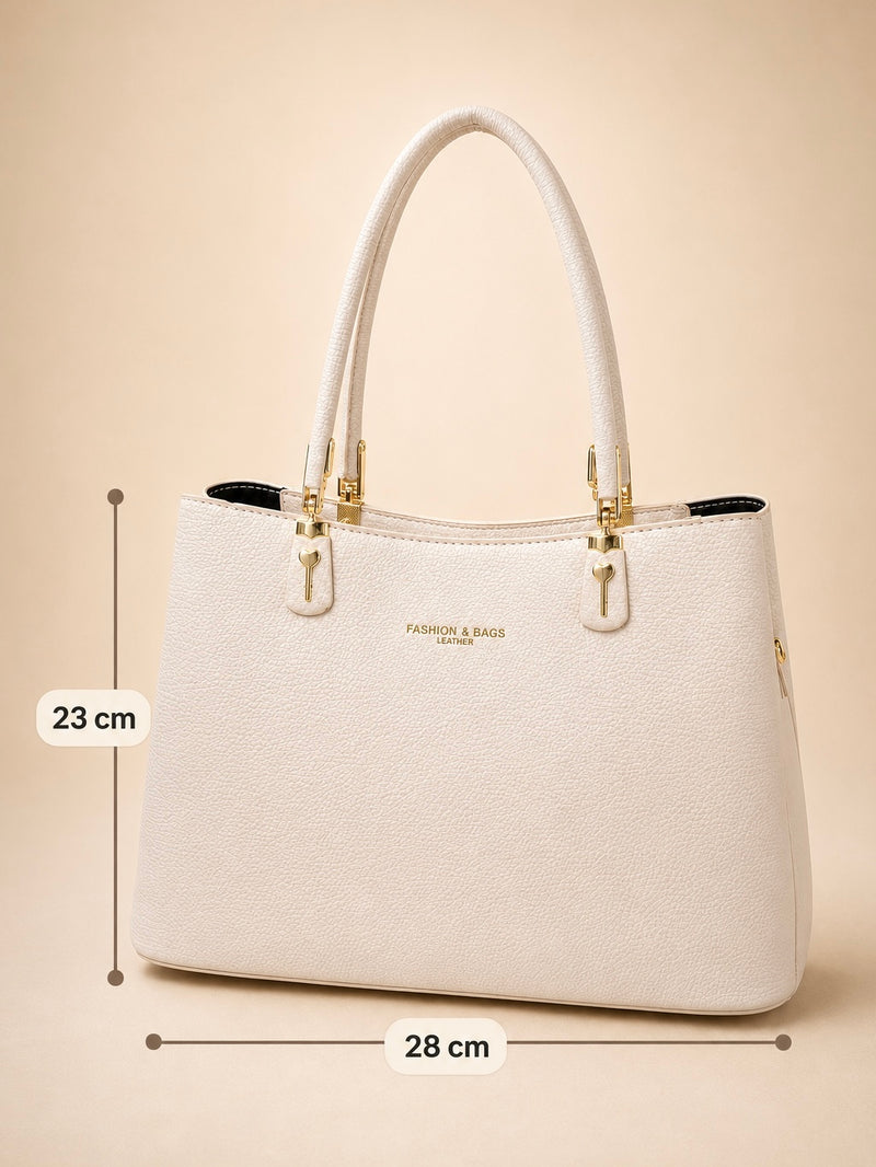 Executive Elegance 3-Compartment Handbag A-070