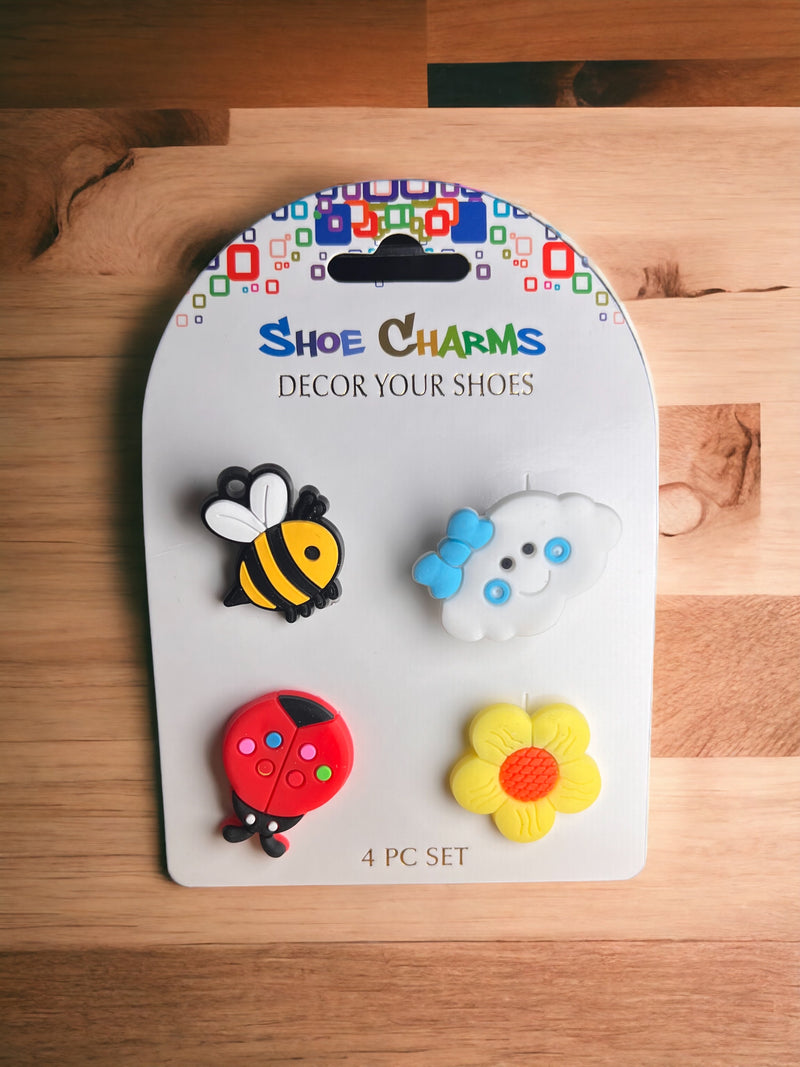 Trendy Shoes Charms for Crocs 4 Pcs