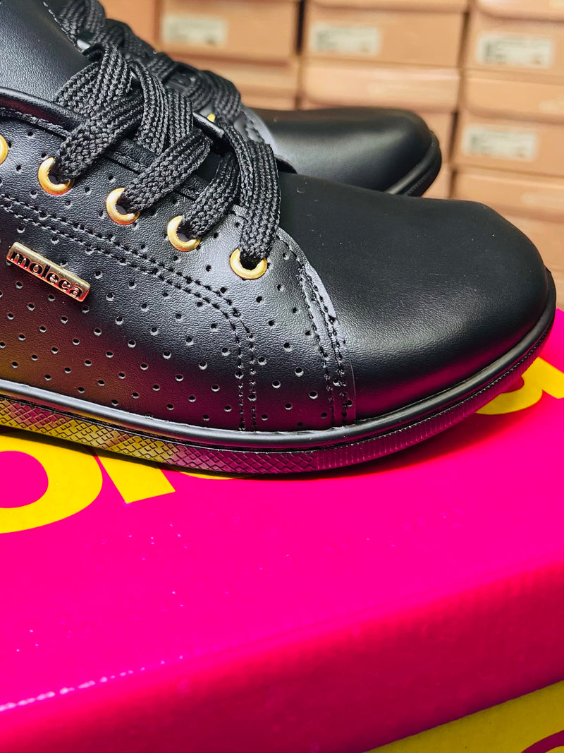 Moleca Perforated Comfort Lace Up Tennis Shoes 5605.449