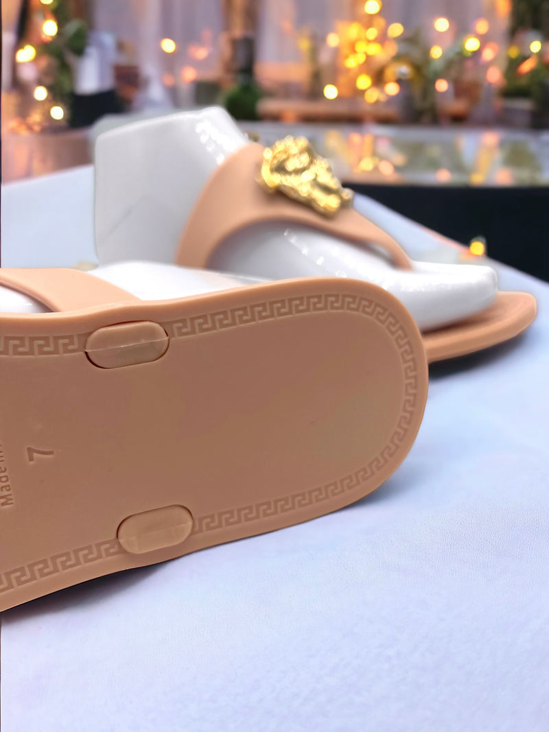 Ladies VERSACE Medusa Head Motif Sandals