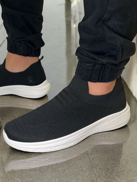 SHIDaQIN Shadow Glide - Slip-On Knit Sneakers