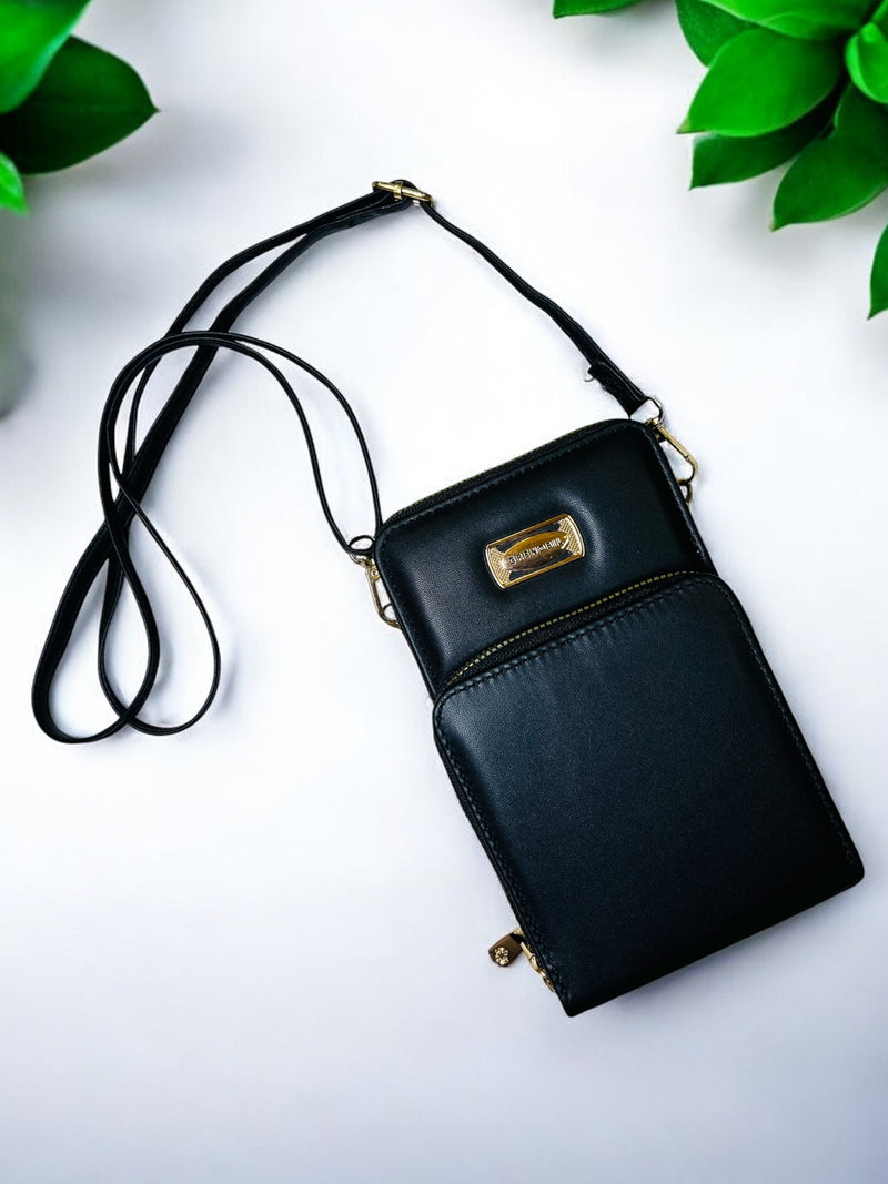 Grenobil Sleek Black Crossbody Sling Bag D-3905
