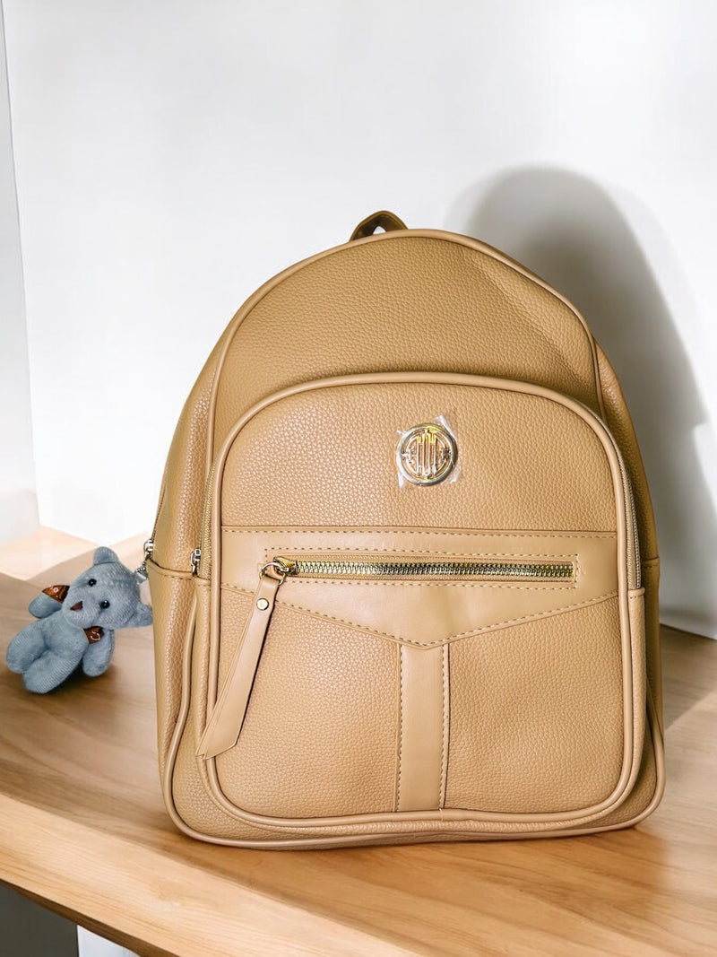 Grenobil Camel Gold Emblem Backpack A7758