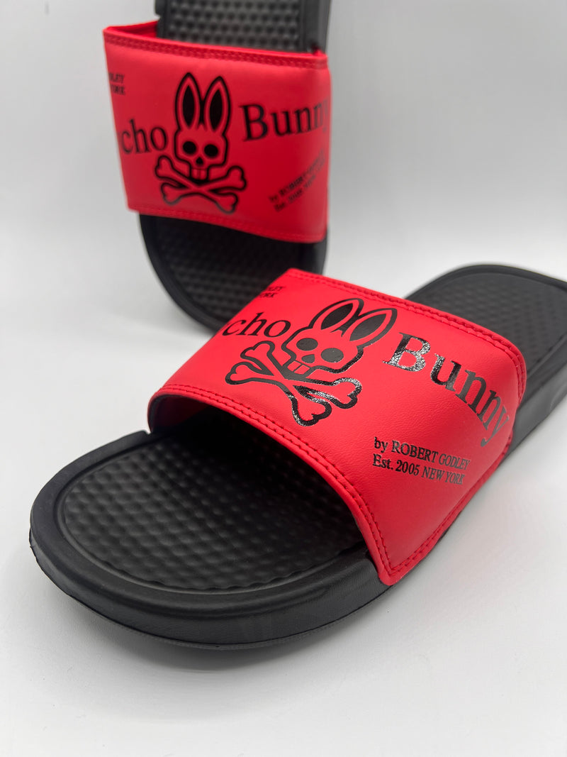 Men Psycho Bunny Slides By Robert Godley
