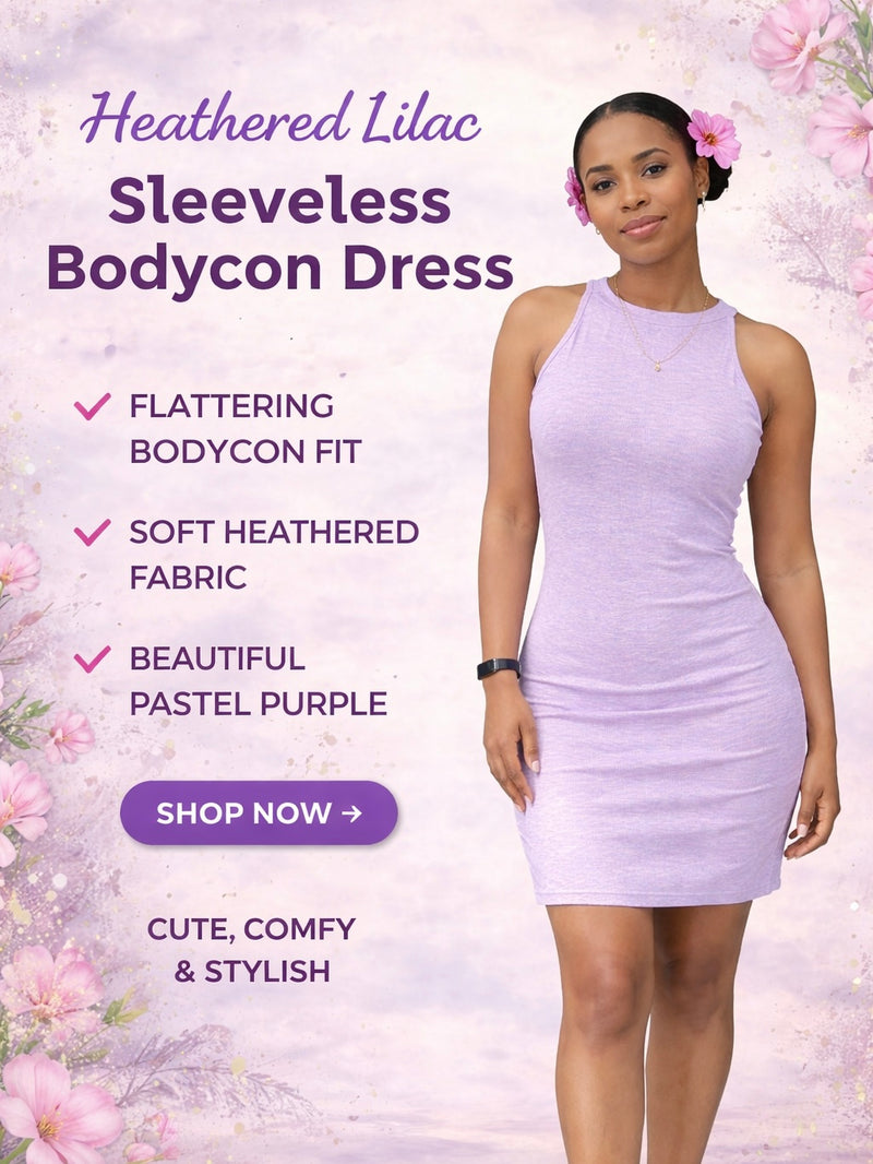 Everyday Muse Ribbed Bodycon Mini Dress AH12
