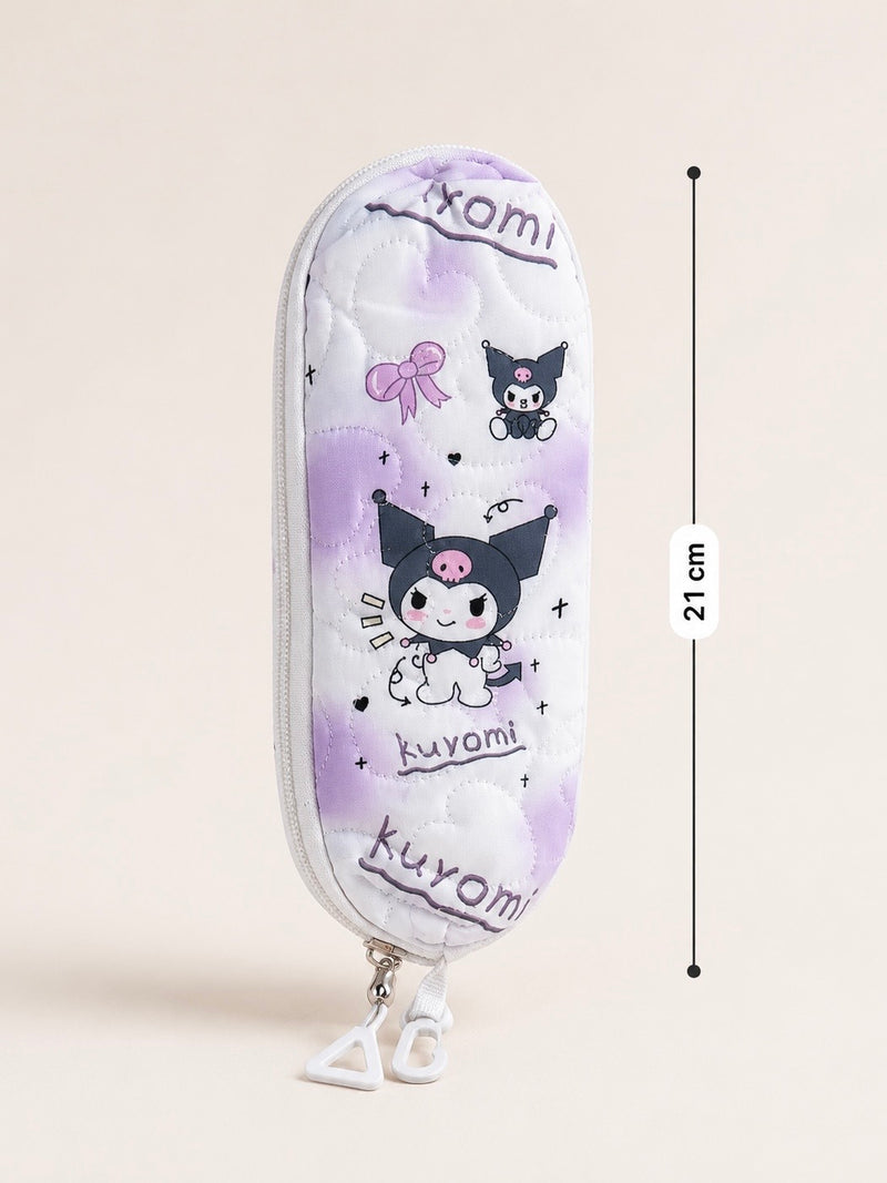 Kuromi Cutie Quilted 3-Piece Kids Backpack Set A-056
