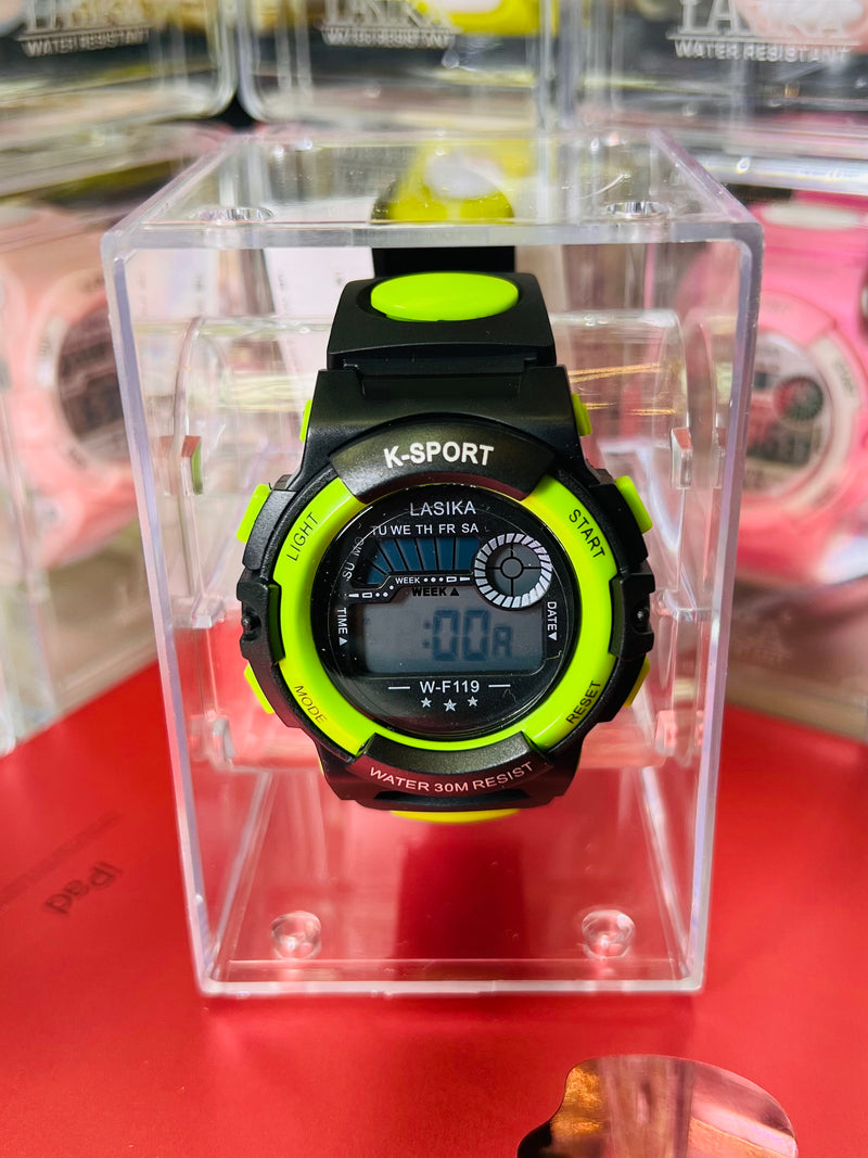 Bright Pink LASIKA K-Sport Digital Watch - Perfect for Active Lifestyles