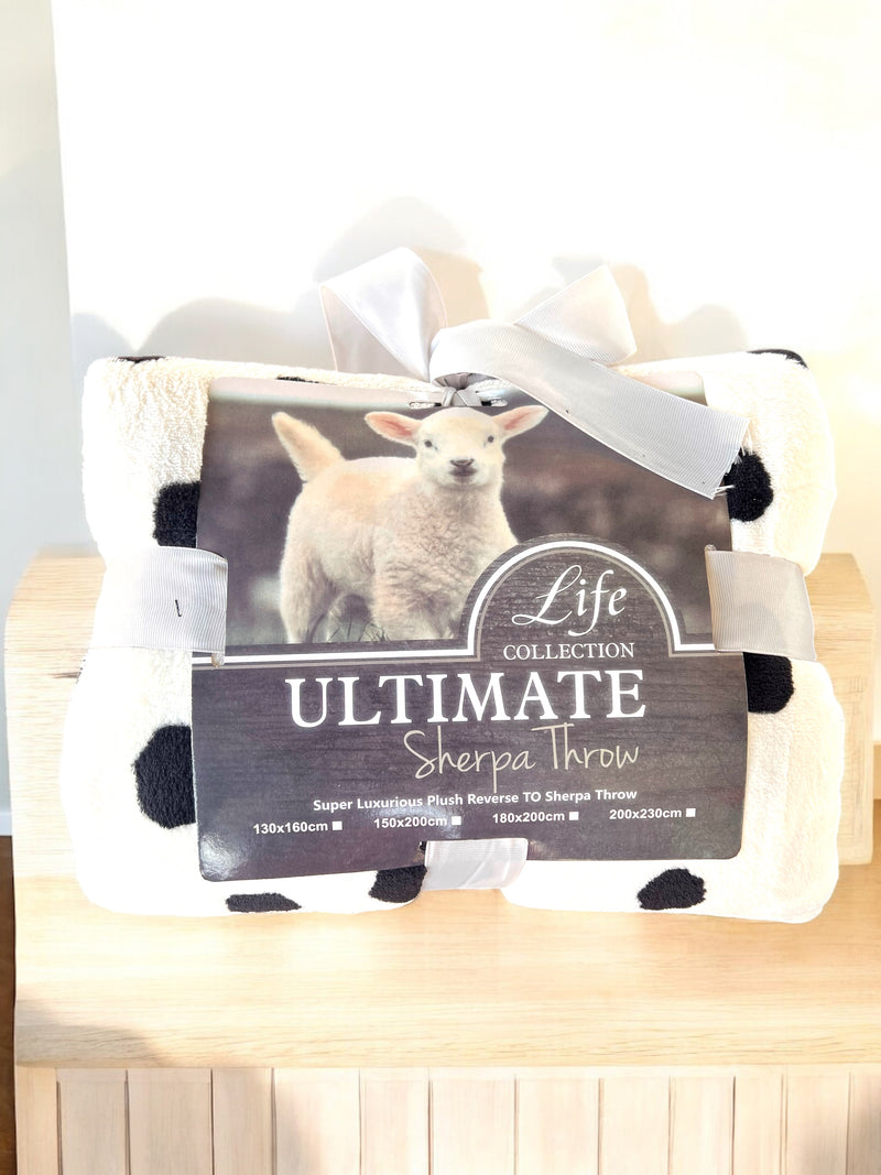 Ultimate Super King Sherpa Throw Blanket – Ultra-Soft, Warm & Cozy Comfort