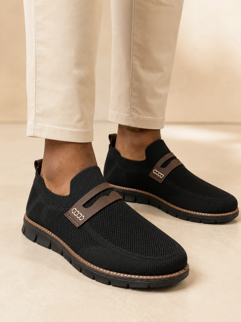 Soft Steps FlexKnit Comfort Strap Slip-On Sneakers B2-1